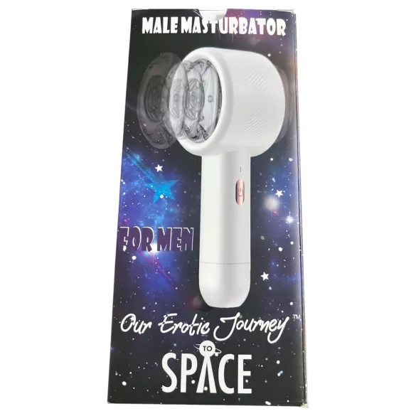 Lonely Space - masturbator automatyczny ruch góra-dół - biały