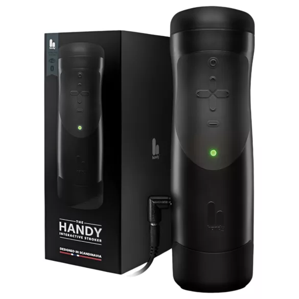 The Handy 1.1 - interaktywny masturbator dla mężczyzn (czarny)