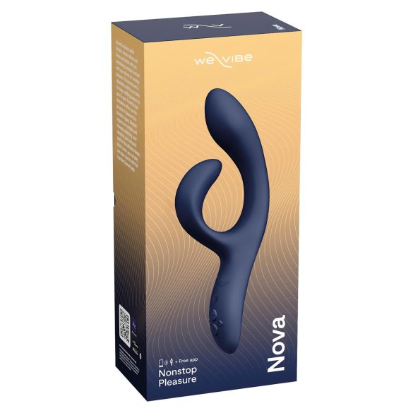 We-Vibe Nova 2 - ładowany, inteligentny wibrator z ramieniem łechtaczki (niebieski)