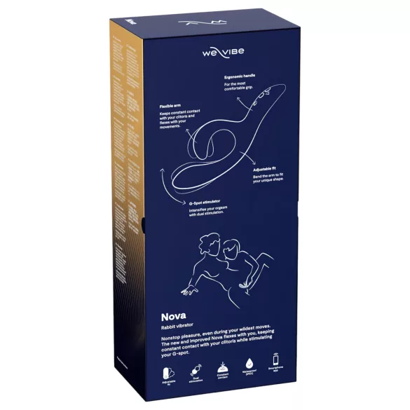 We-Vibe Nova 2 - wibrator z elastycznym ramieniem łechtaczkowym sterowany aplikacją (niebieski)