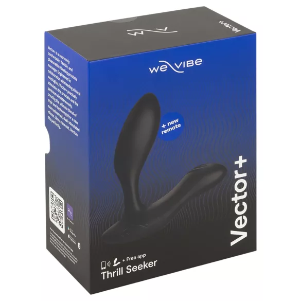 We-Vibe Vector+ - wibrator analny sterowany aplikacją (czarny)