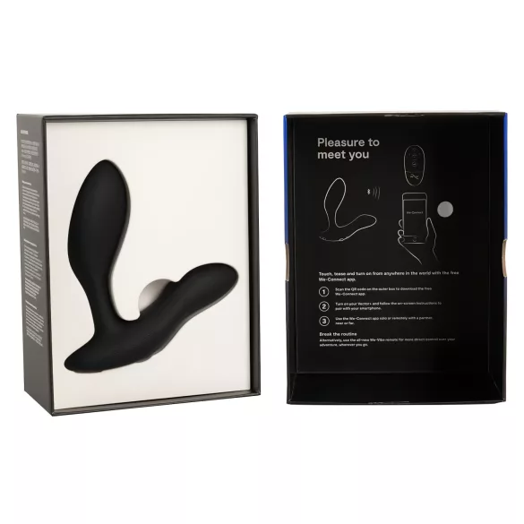 We-Vibe Vector+ - wibrator analny sterowany aplikacją (czarny)