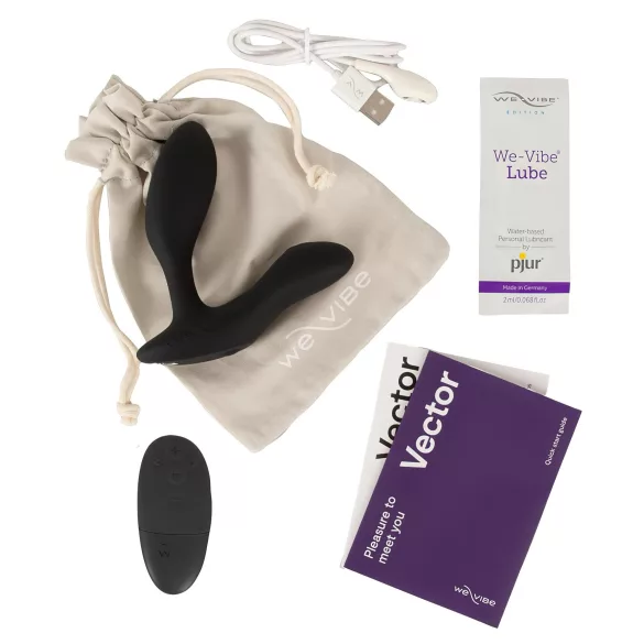 We-Vibe Vector+ - wibrator analny sterowany aplikacją (czarny)