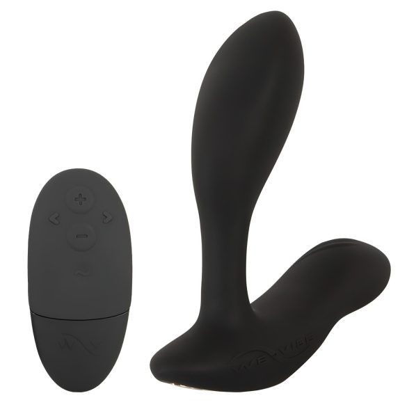 We-Vibe Vector+ - wibrujący korek analny zdalnie sterowany - silikon czarny