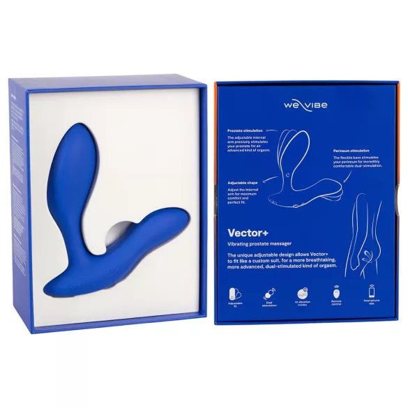 We-Vibe Vector+ - wibrujący korek analny - akumulator - zdalne sterowanie