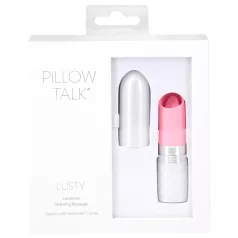   Pillow Talk Lusty - wibrator łechtaczki z języczkiem - akumulator - różowy