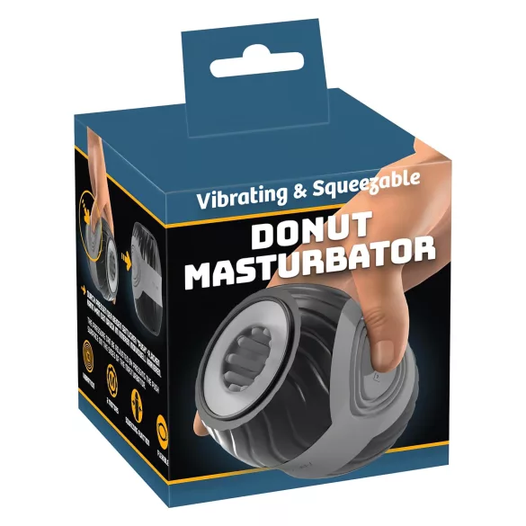 You2Toys - masturbator z 2 silnikami - szary