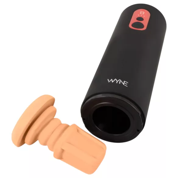WYNE 08 pulsujący masturbator z ruchem góra‑dół i wyświetlaczem LED