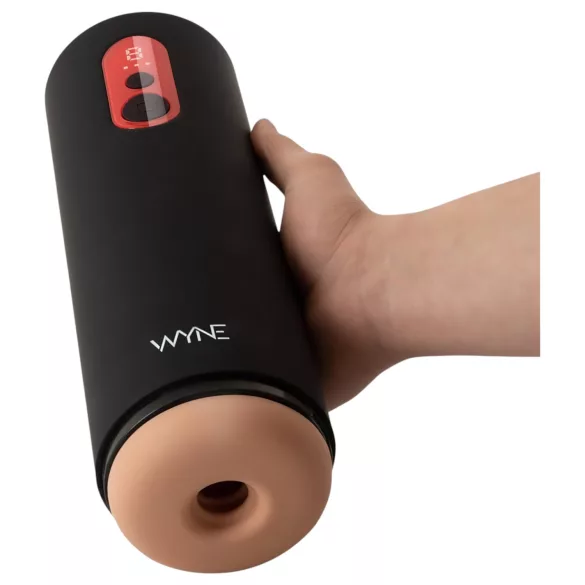 WYNE 08 pulsujący masturbator z ruchem góra‑dół i wyświetlaczem LED