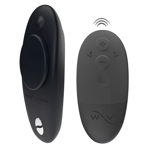 We-Vibe Moxie+ - wibrujący stymulator łechtaczki sterowany aplikacją i pilotem (czarny)