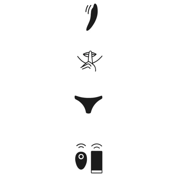 We-Vibe Moxie+ - radiowy, inteligentny wibrator łechtaczkowy (turkusowy)