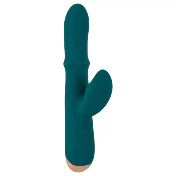 You2Toys - wibrujący pierścień z króliczkiem - silikon turkusowy