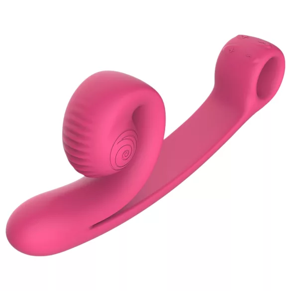 Snail Vibe Curve - wibrator łechtaczkowy 2 w 1 (różowy)