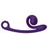 Snail Vibe Curve - 2w1 wibrujący stymulator łechtaczki (fioletowy)