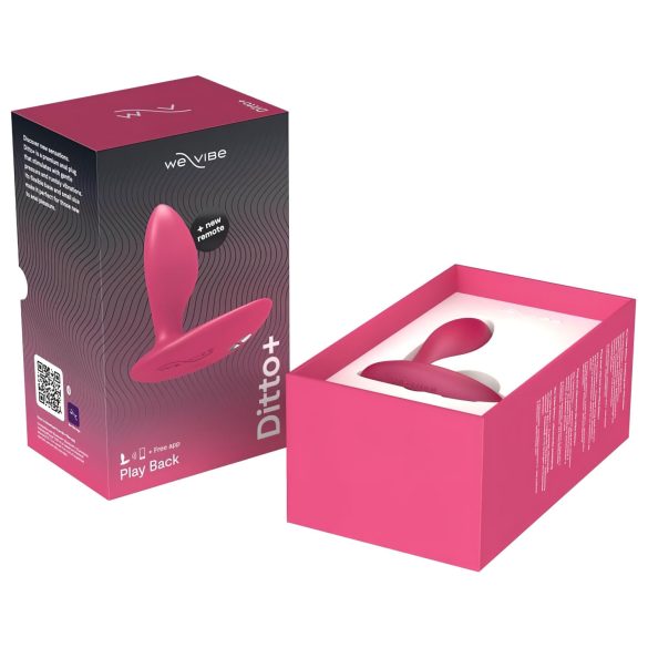 We-Vibe Ditto+ - inteligentny, ładowalny wibrator analny (różowy)