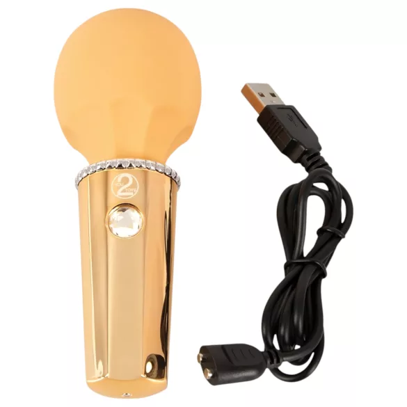 You2Toys - mini masażer wibracyjny - akumulatorowy - żółty