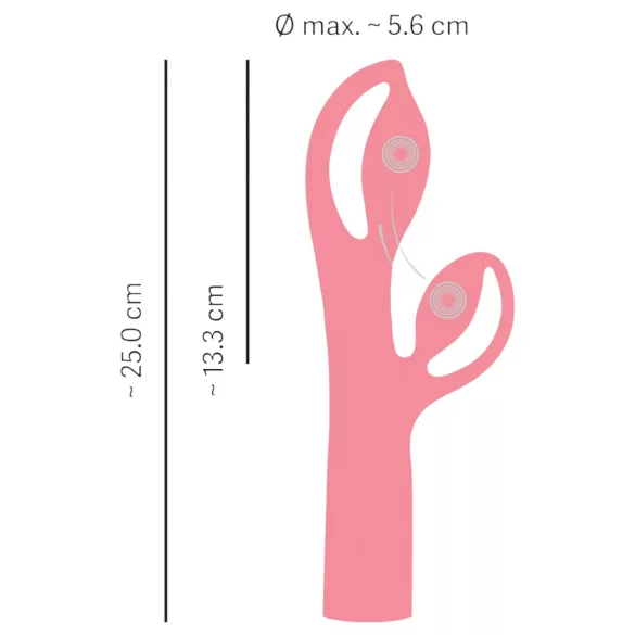 You2Toys Fabulous - wibrator z ramieniem na łechtaczkę - ładowalny - różowy