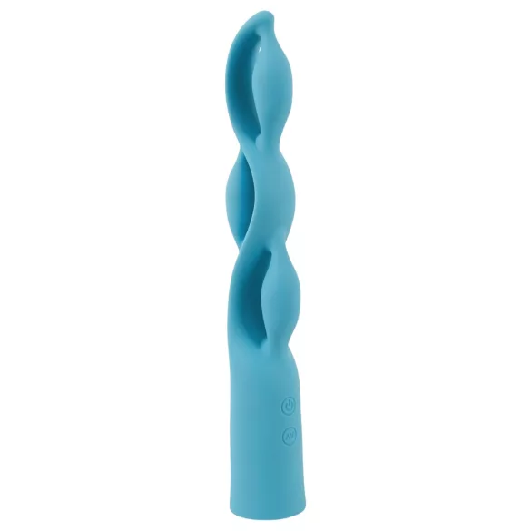 You2Toys - wibrator ładowany USB z 3 silnikami - silikon niebieski