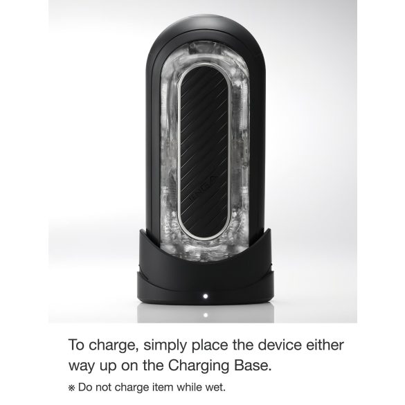 TENGA Flip Zero - mocny masturbator (czarny)