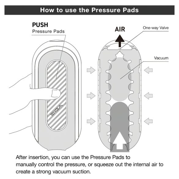 TENGA Flip Zero - mocny masturbator (czarny)