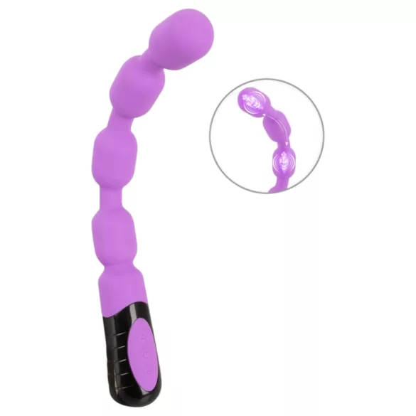 You2Toys - wibrator do punktu G i prostaty z perełkami - fioletowy