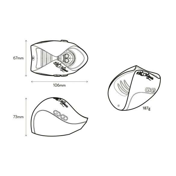 Pulse Solo Essential Dragon Eye - masturbator męski - niebieski