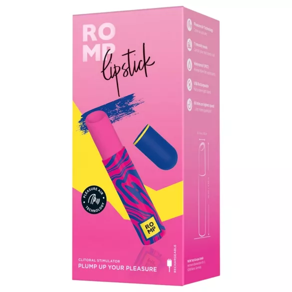 ROMP Lipstick - stymulator łechtaczki z falami powietrznymi - ładowany USB