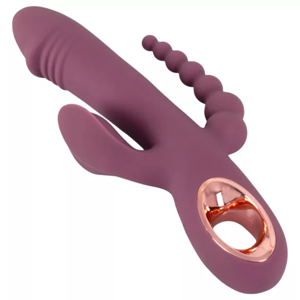 You2Toys - wibrator ładowany USB - potrójne ramiona - fioletowy