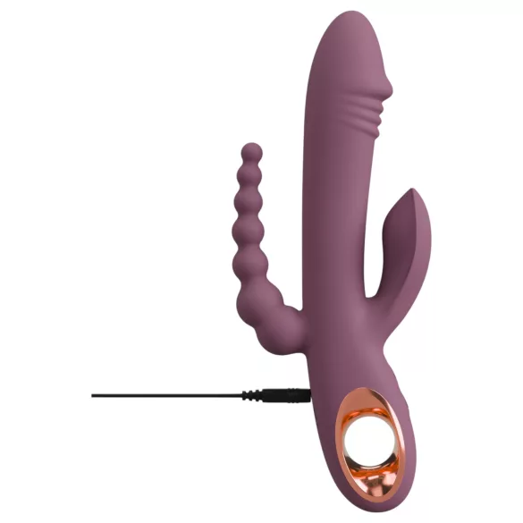 You2Toys - wibrator ładowany USB - potrójne ramiona - fioletowy