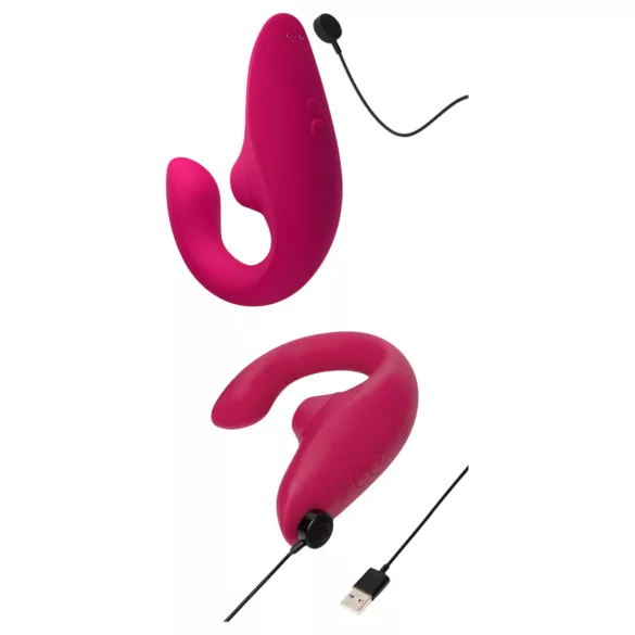 Womanizer Blend - wibrator punktu G i stymulator łechtaczki (różowy)