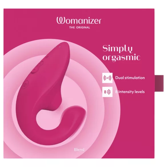 Womanizer Blend - wibrator punktu G i stymulator łechtaczki (różowy)