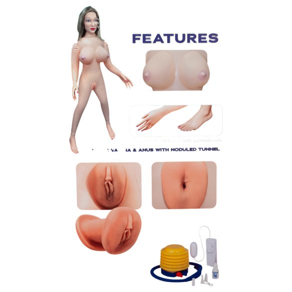 Excellent Power Amanda - realistyczna wibrująca lalka