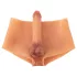 You2Toys Wibrujące majtki z penisem - realistyczne płynne silikonowe majtki z dildo typu strap-on (M)