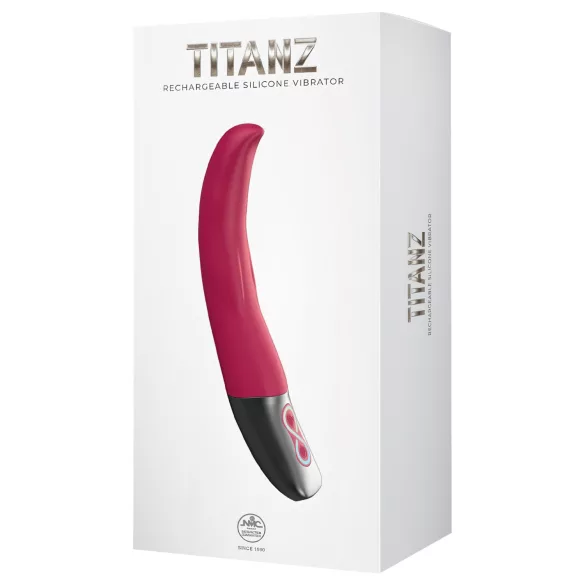 Excellent Power Titanz - wibrator punktu G i P - silikon - różowy