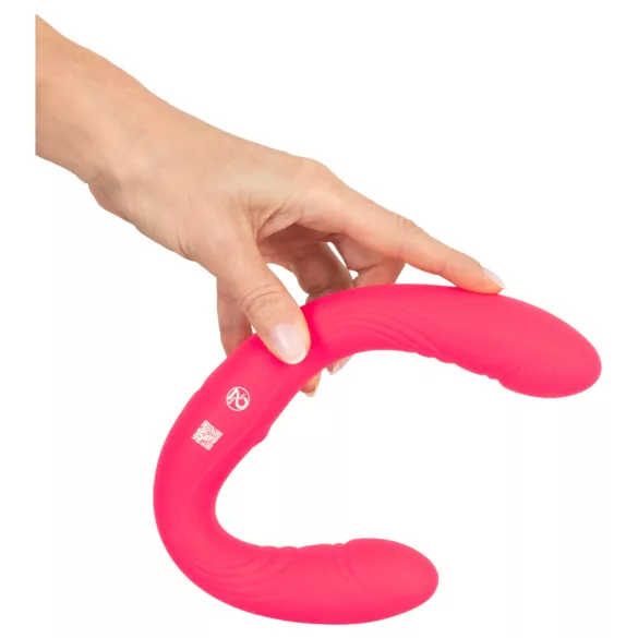 Couples Choice - wibrator dla par - podwójny koniec - silikon różowy