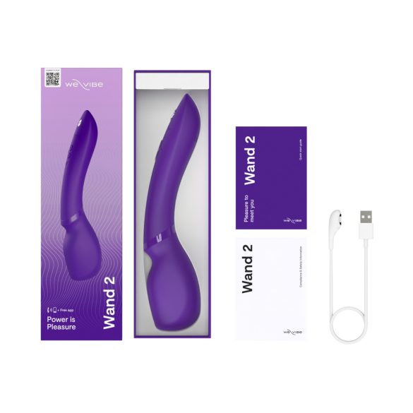 We-Vibe Wand 2 - masażer wibrator - bezprzewodowy - silikon