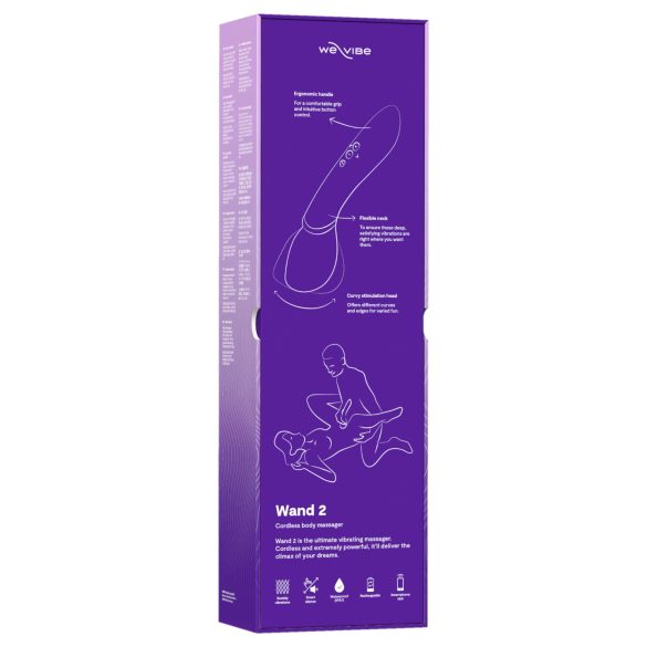 We-Vibe Wand 2 - masażer wibrator - bezprzewodowy - silikon