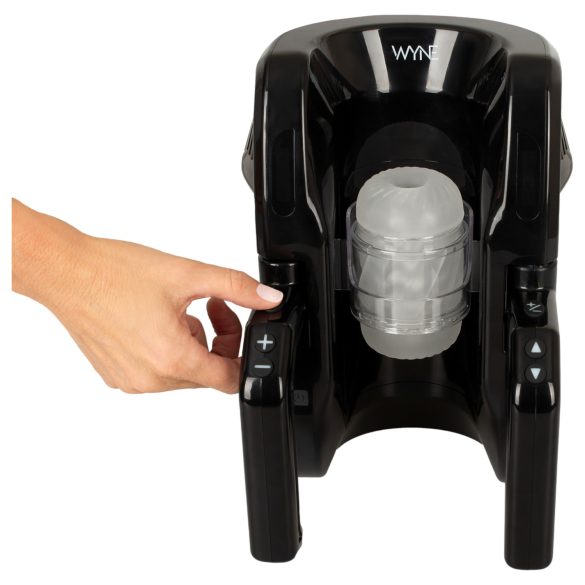 WYNE 10 - masturbator automatyczny z uchwytem - czarny