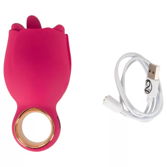 You2Toys Oral Fun - stymulator łechtaczki z języczkiem (różowy)