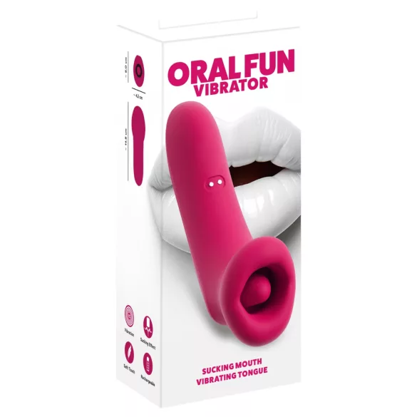 You2Toys Oral Fun - ssący i liżący stymulator łechtaczki (różowy)