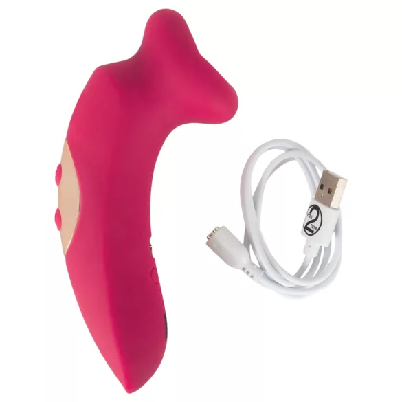 You2Toys Oral Fun - ssący i liżący stymulator łechtaczki (różowy)