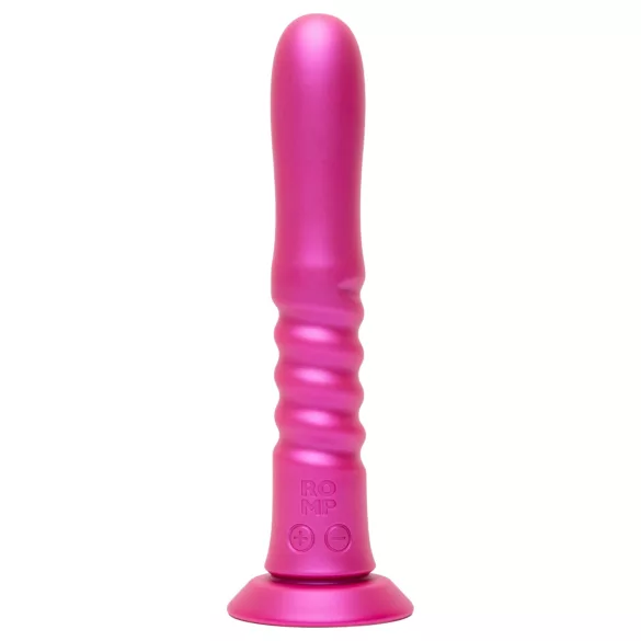 ROMP Jiggle - wibrator pchający z przyssawką (różowy)
