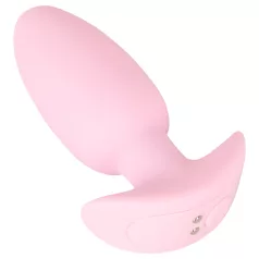 Cuties Mini - wibrujący korek analny - silikon różowy