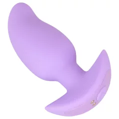 Cuties Mini - wibrujący korek analny - silikon - fioletowy