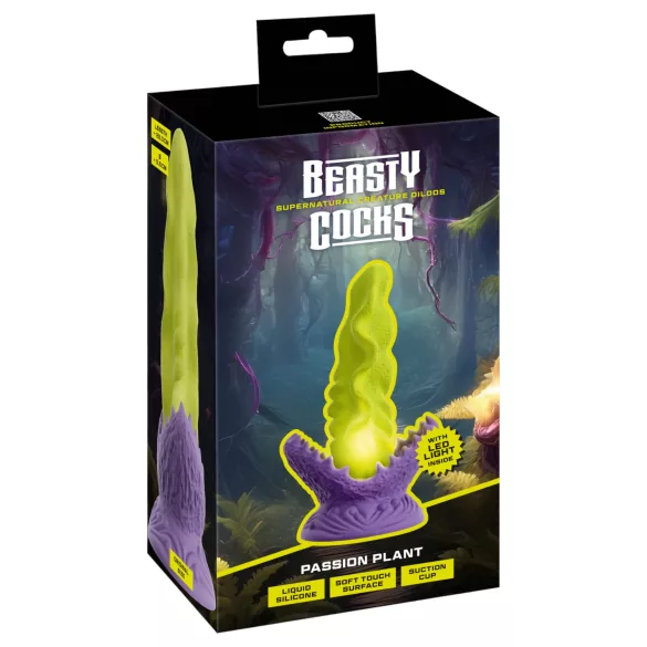 Beasty Cocks - dildo świecące w ciemności - zielony