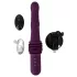 You2Toys - wibrujący stymulator z funkcją pchania i podgrzewania na pilota (fioletowy)