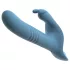 You2Toys - 3‑częściowy przypinany wibrator pchający z króliczkiem z pilotem (niebieski)