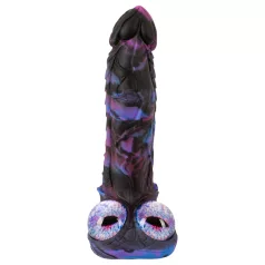  Beasty Cocks Firefly Fantasies - wibrator fantasy z funkcją podgrzewania i ruchami posuwistymi (niebieski) - 23,4 cm