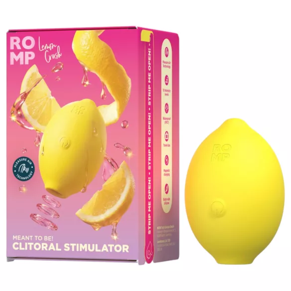 Romp Lemon Crush - pulsacyjny stymulator łechtaczki (żółty)