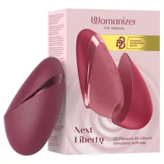   Womanizer Next Liberty - bezdotykowy stymulator łechtaczki na fale powietrzne (czerwony)